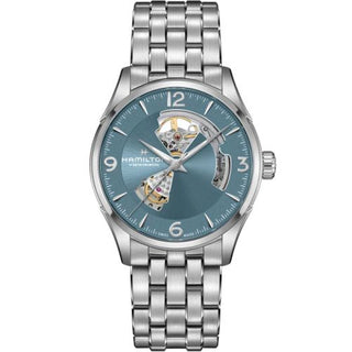 Hamilton - H32705142  Jazzmaster Open Heart 42 Stainless Steel / Blue / Bracelet