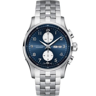 Hamilton - H32766143  Jazzmaster Maestro Chronograph 45 Stainless Steel / Blue / Bracelet