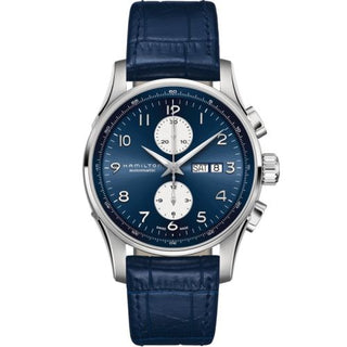 Hamilton - H32766643  Jazzmaster Maestro Chronograph 45 Stainless Steel / Blue