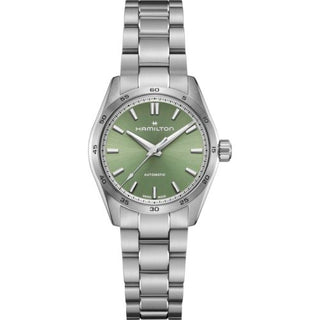 Hamilton - H36105160  Jazzmaster Performer Auto 34 Stainless Steel / Green / Bracelet