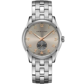 Hamilton - H38411180  Jazzmaster Thinline Small Second Quartz Stainless Steel / Grey / Bracelet