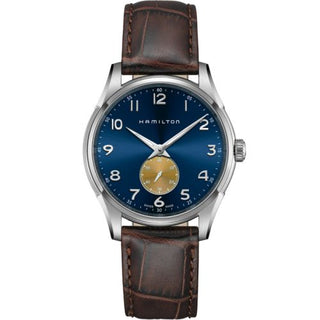 Hamilton - H38411540  Jazzmaster Thinline Small Second Quartz Stainless Steel / Blue