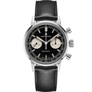 Hamilton - H38429730  Intra-Matic Chronograph H Stainless Steel / Black