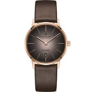 Hamilton - H38465501  Intra-Matic 38 Rose Gold / Grey