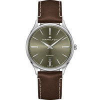 Hamilton Jazzmaster Thinline Auto 40 Stainless Steel / Beige (H38525561)