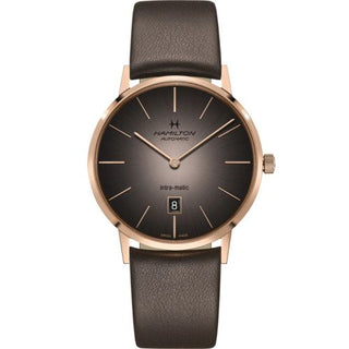 Hamilton - H38745501  Intra-Matic 42 Rose Gold / Grey