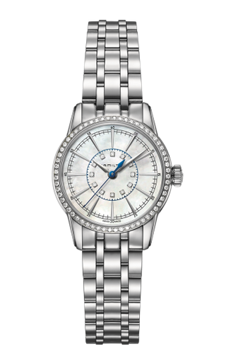 Hamilton - H40391191  Railroad Lady 28 Quartz Stainless Steel - Diamond / MOP / Bracelet