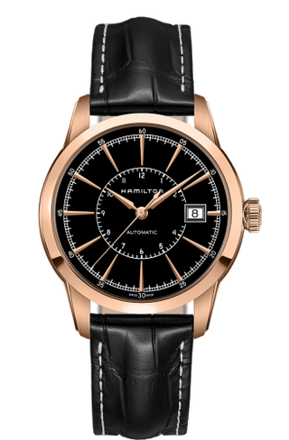 Hamilton - H40505731  Railroad 40 Auto Rose Gold / Black