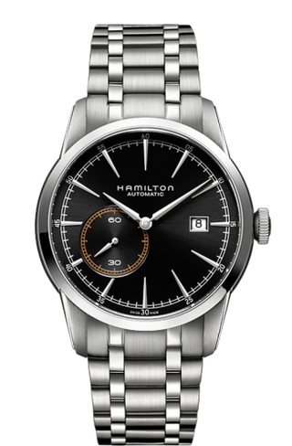 Hamilton - H40515131  Railroad 42 Small Second Auto Stainless Steel / Black / Bracelet