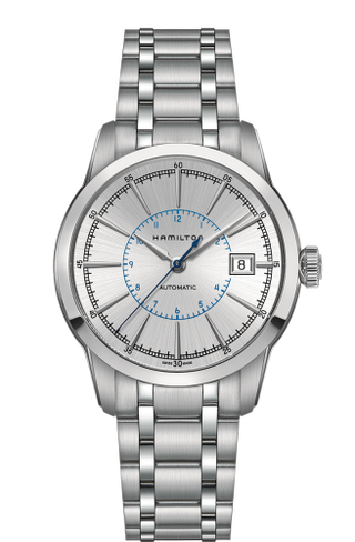 Hamilton - H40555181  Railroad 40 Auto Stainless Steel / Silver / Bracelet