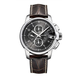 Hamilton - H40616535  Railroad 46 Chrono Stainless Steel / Black