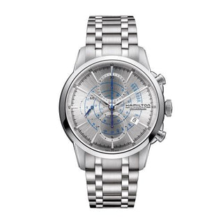 Hamilton - H40656181  Railroad 44 Chrono Stainless Steel / Silver / Bracelet