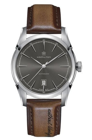 Hamilton - H42415591  Spirit of Liberty Auto 42 Stainless Steel / Grey