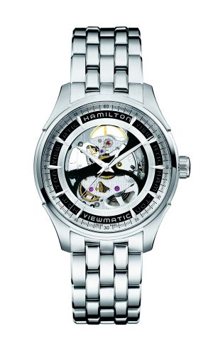 Hamilton - H42555151  Jazzmaster Viewmatic Skeleton Auto Stainless Steel / Black / Bracelet