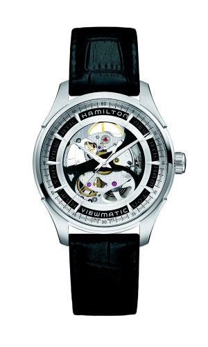 Hamilton - H42555751  Jazzmaster Viewmatic Skeleton Auto Stainless Steel / Black