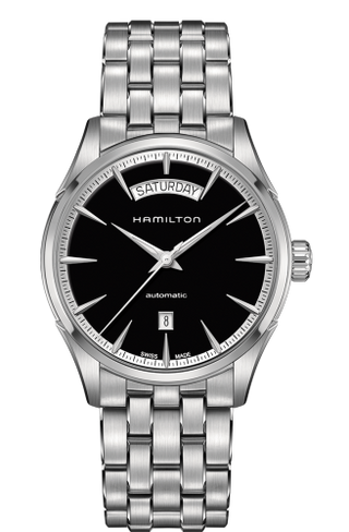 Hamilton - H42565131  Jazzmaster 42 Day Date Stainless Steel / Black / Bracelet