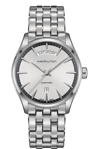 Hamilton - H42565151  Jazzmaster 42 Day Date Stainless Steel / Silver / Bracelet