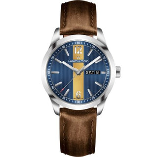 Hamilton - H43311541  Broadway Day Date Quartz Steel / Blue