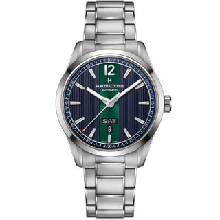 Hamilton - H43515141  Broadway Day Date Automatic Steel / Blue / Bracelet