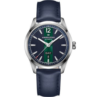 Hamilton - H43515641  Broadway Day Date Automatic Steel / Blue