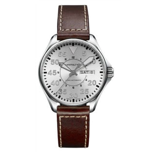 Hamilton - H64425555  Khaki Aviation Pilot Silver