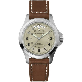 Hamilton - H64455523  Khaki Field King Auto 40 Stainless Steel / Beige