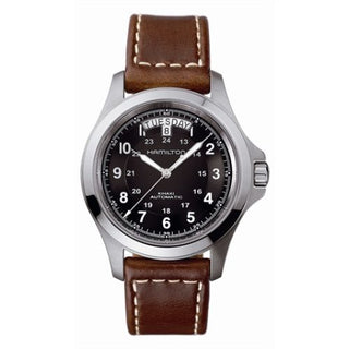 Hamilton - H64455533  Khaki Field King Auto 40 Stainless Steel / Black