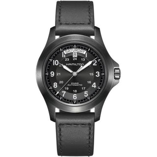 Hamilton - H64465733  Khaki Field King Auto 40 PVD / Black