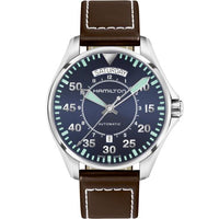 Hamilton Khaki Pilot Day Date Stainless Steel / Black (H64615545)