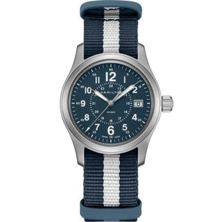 Hamilton - H68201043  Khaki Field Quartz 38 Stainless Steel / Blue / NATO