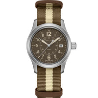 Hamilton Khaki Field Mechanical 38 White / Bracelet (H68201093)