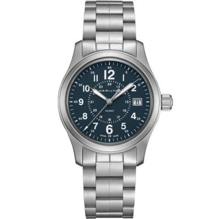 Hamilton - H68201143  Khaki Field Quartz 38 Stainless Steel / Blue / Bracelet