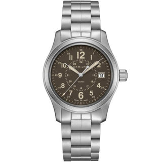 Hamilton - H68201193  Khaki Field Quartz 38 Stainless Steel / Brown / Bracelet