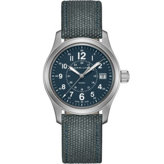 Hamilton - H68201943  Khaki Field Quartz 38 Stainless Steel / Blue