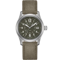 Hamilton Khaki Field Quartz 38 Stainless Steel / Brown / Bracelet (H68201963)