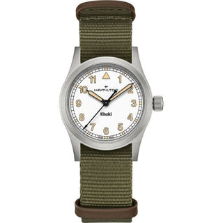 Hamilton - H69301910  Khaki Field Quartz 33 Stainless Steel / White