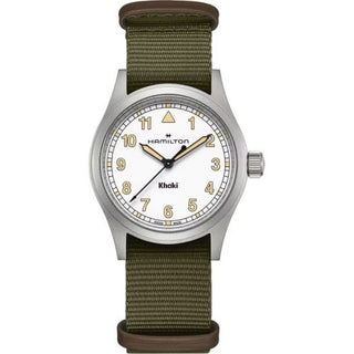 Hamilton - H69401910  Khaki Field Quartz 38 Stainless Steel / White