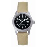 Hamilton - H69419933  Khaki Field Mechanical 38 Stainless Steel / Black