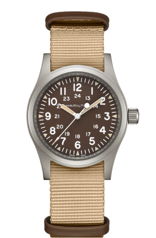 Hamilton - H69429901  Khaki Field Mechanical 38 Brown