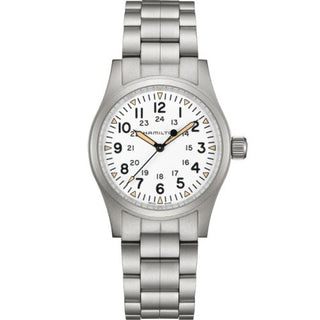 Hamilton - H69439111  Khaki Field Mechanical 38 White / Bracelet