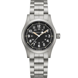 Hamilton - H69439131  Khaki Field Mechanical 38 Black / Bracelet