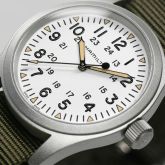 Hamilton - H69439411  Khaki Field Mechanical 38 White