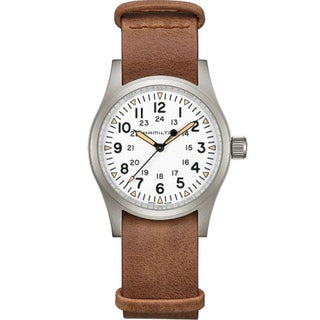 Hamilton - H69439511  Khaki Field Mechanical 38 White