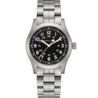 Hamilton Khaki Field Mechanical 38 Black / Bracelet (H69529133)