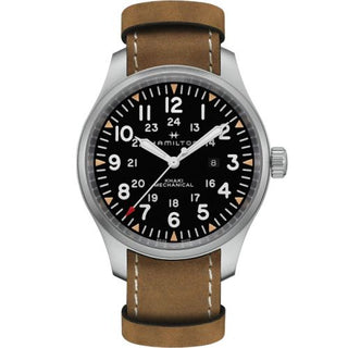 Hamilton - H69819530  Khaki Field Mechanical 50 Stainless Steel / Black