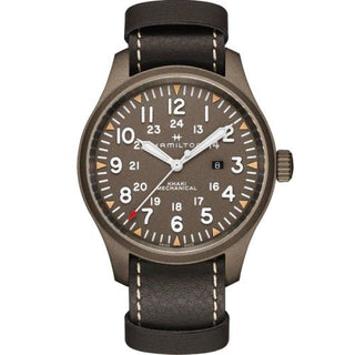 Hamilton - H69829560  Khaki Field Mechanical 50 PVD / Brown