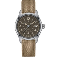 Hamilton Khaki Field Quartz 38 Stainless Steel / Blue / Bracelet (H70305993)