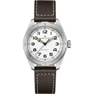 Hamilton - H70315510  Khaki Field Expedition 41 Stainless Steel / White