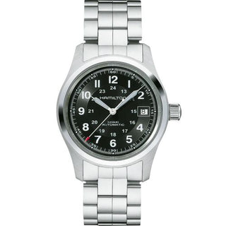 Hamilton - H70455133  Khaki Field Automatic 38 Stainless Steel / Black / Bracelet