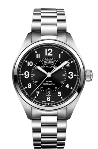 Hamilton - H70505133  Khaki Field Day Date Automatic